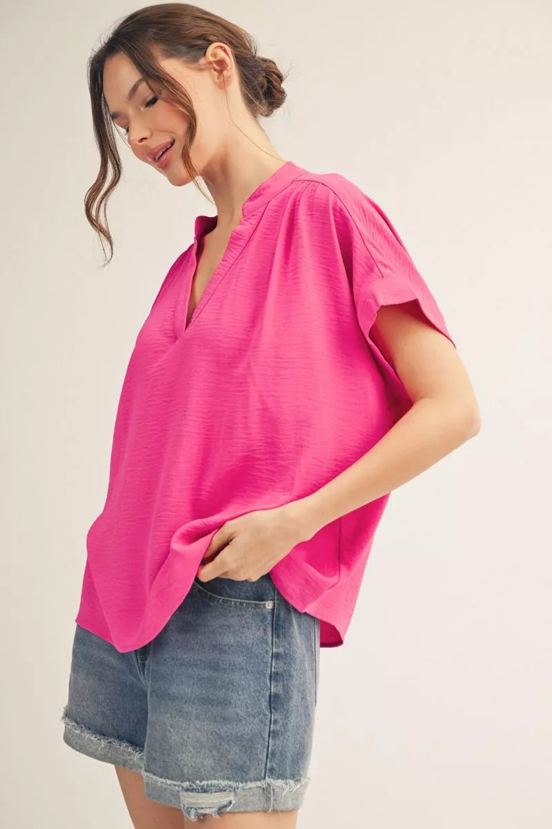 Magenta Moment Top