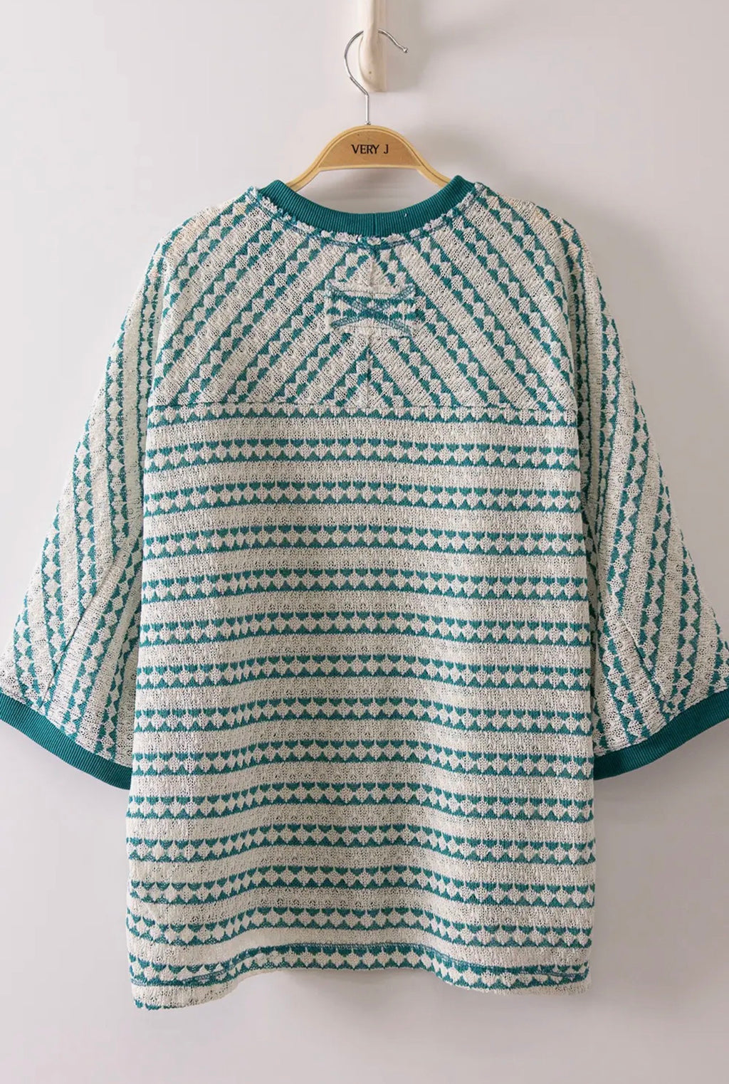 Textured Top in Seafoam