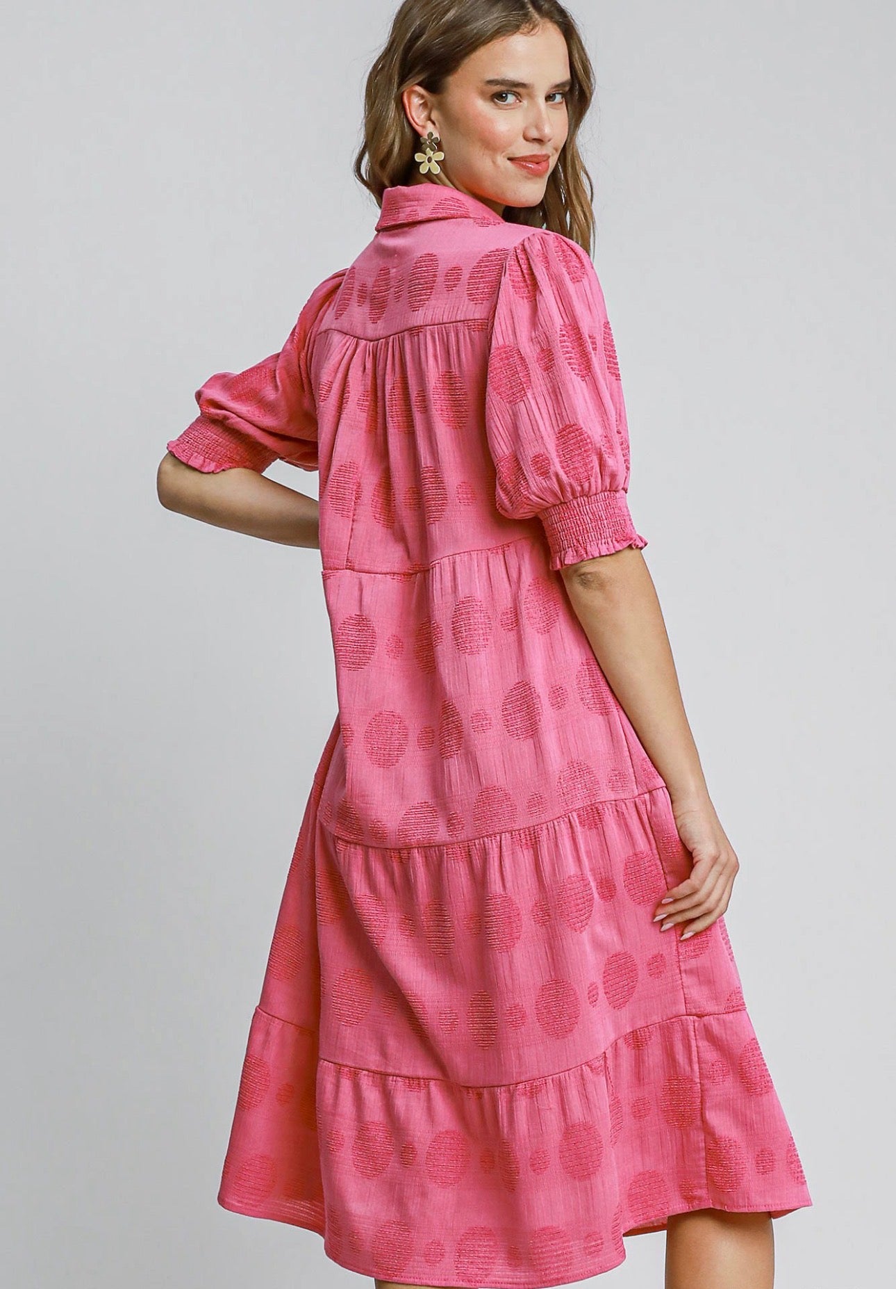 Blossom Dot Tiered Dress