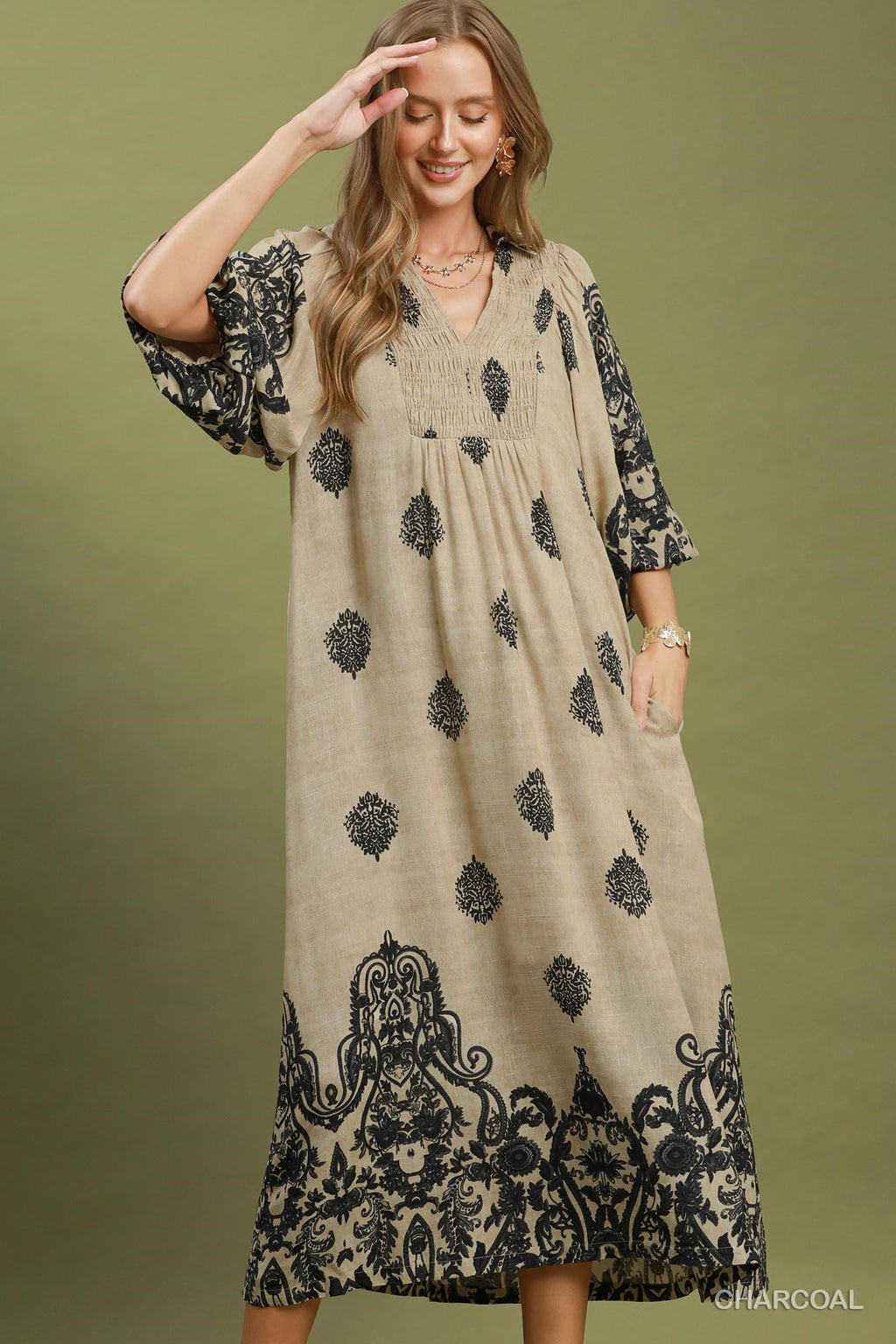 Boho Afterdark Midi Dress