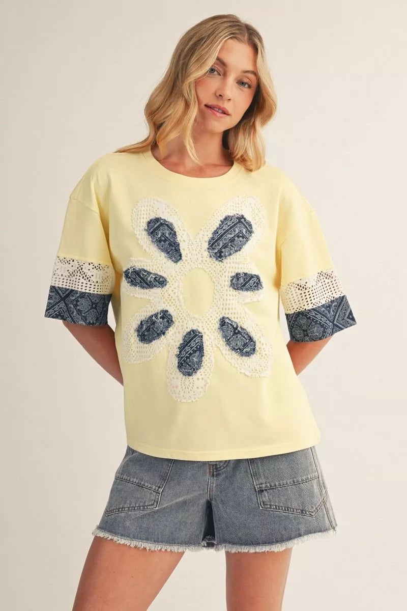 Daisy Patchwork Top