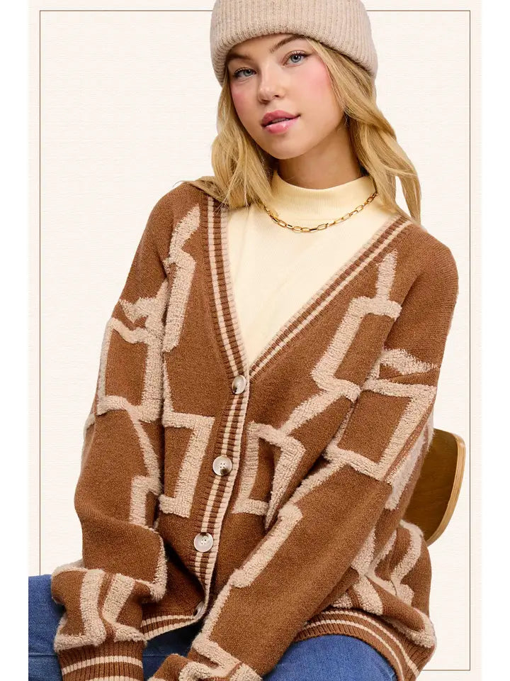 Drop Shoulder Cozy Cardigan