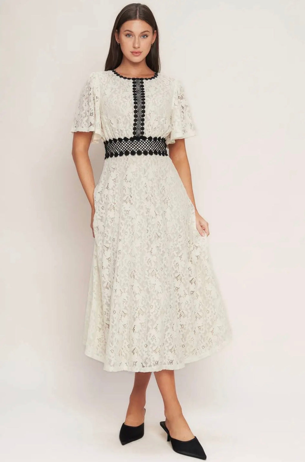 Ivory Lace Dress