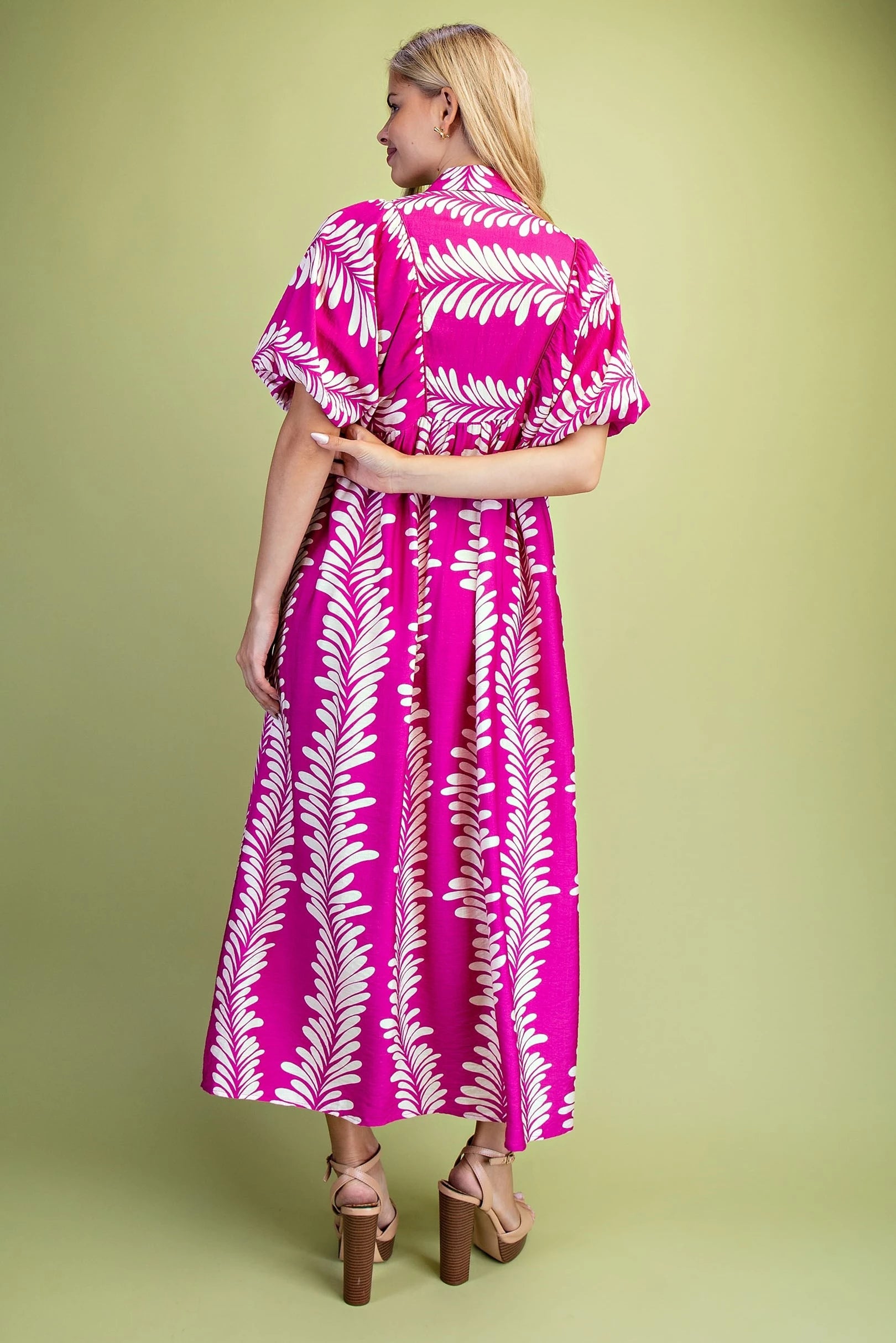 Palm Leaf Dress