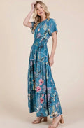 Tropicana Smocked Waist Dress