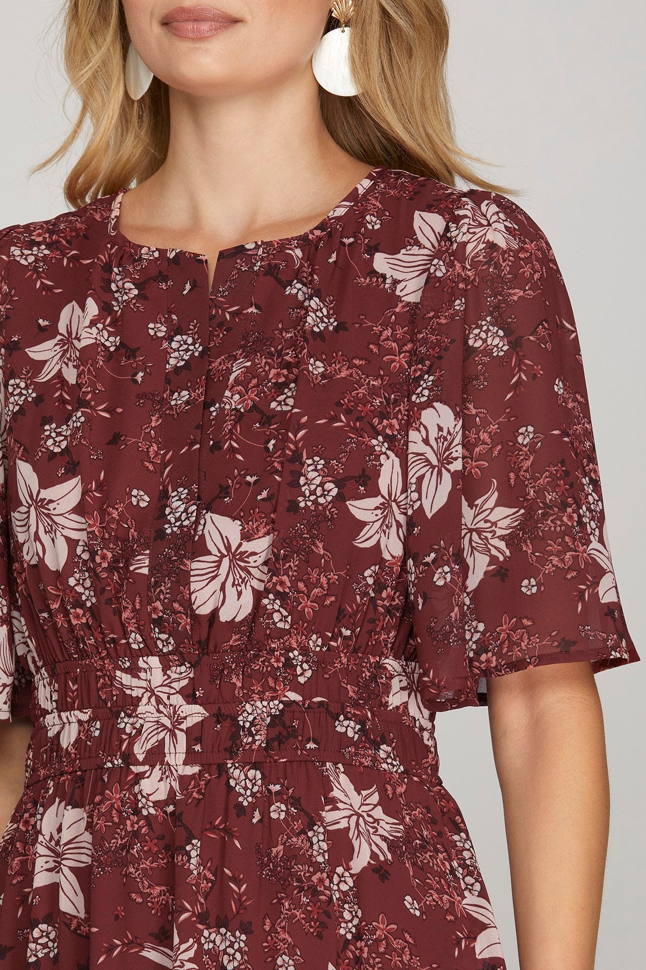 Enchanted Lily Flutter Dress