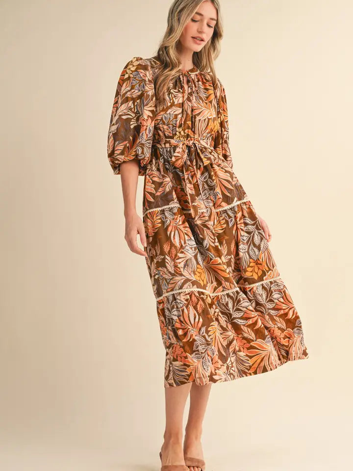 Amber Grove Midi Dress