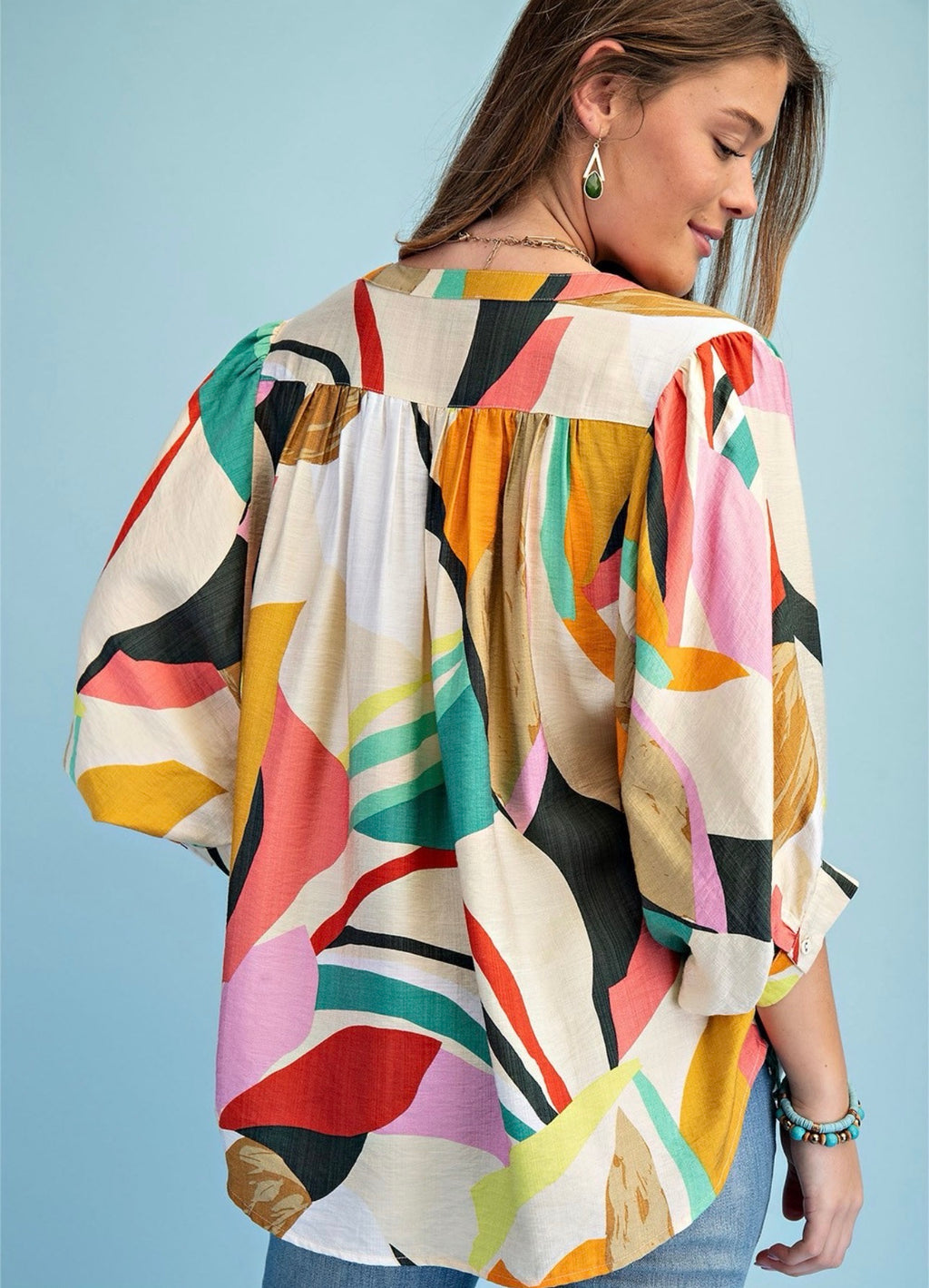 Curvy Kaleidoscope Top