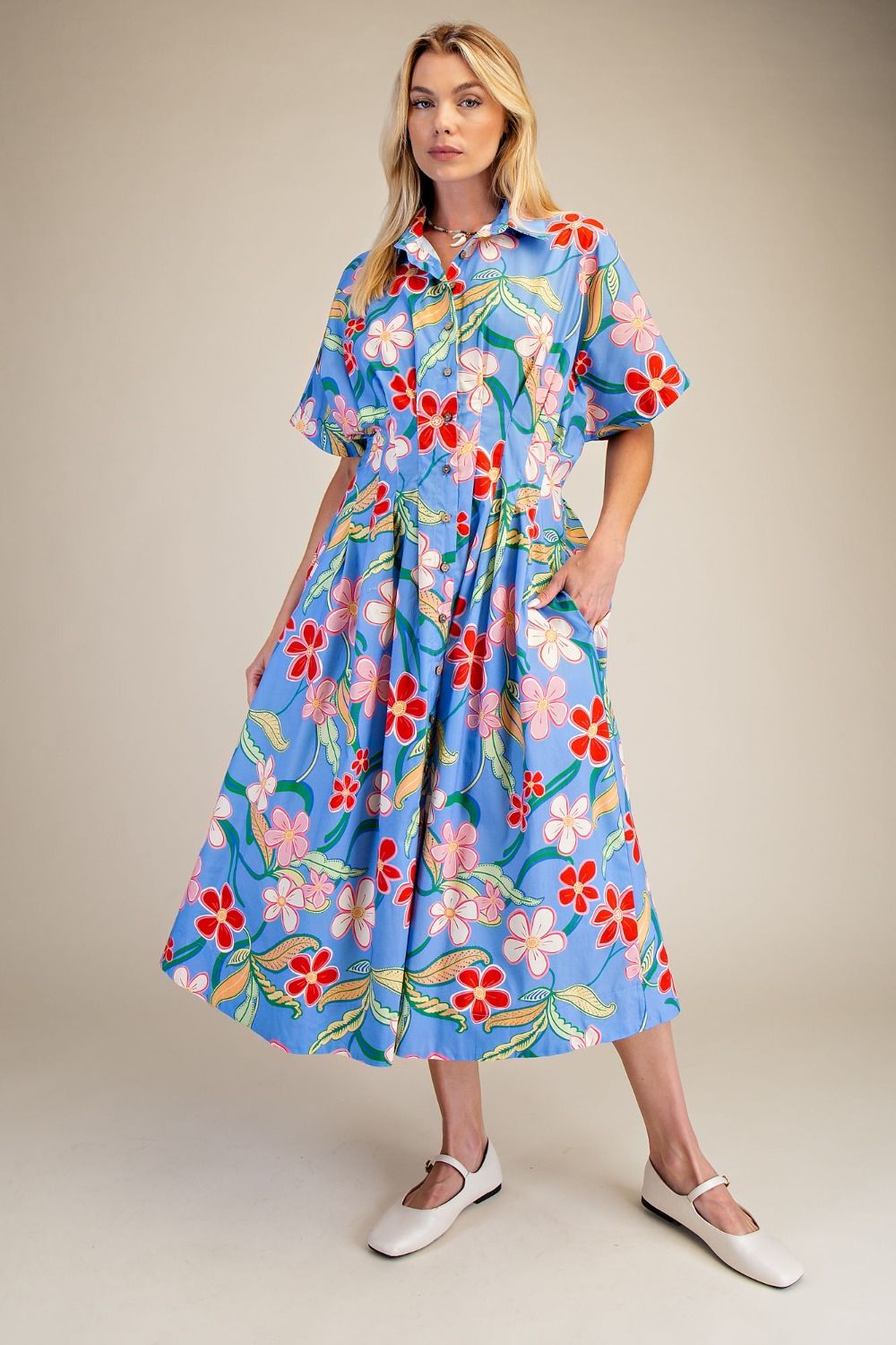 Curvy Petal & Vine Dress