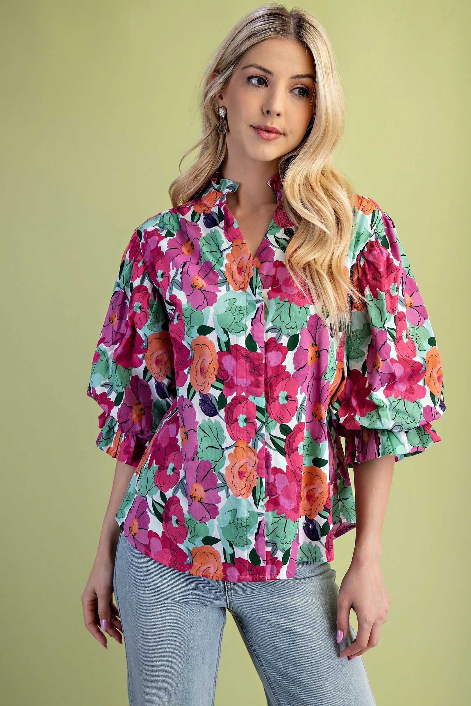 Raspberries & Sunshine Top