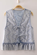 Indigo Wash Denim Vest