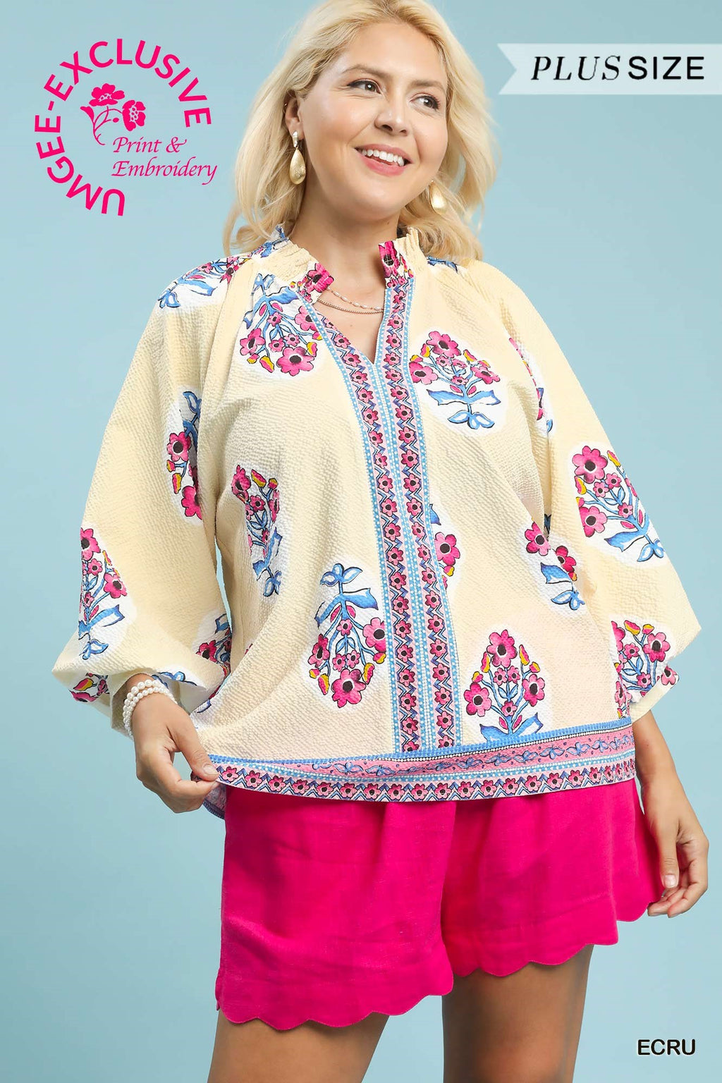 Wildflower Medallion Top