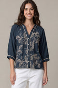 Blossom Stitch Blouse