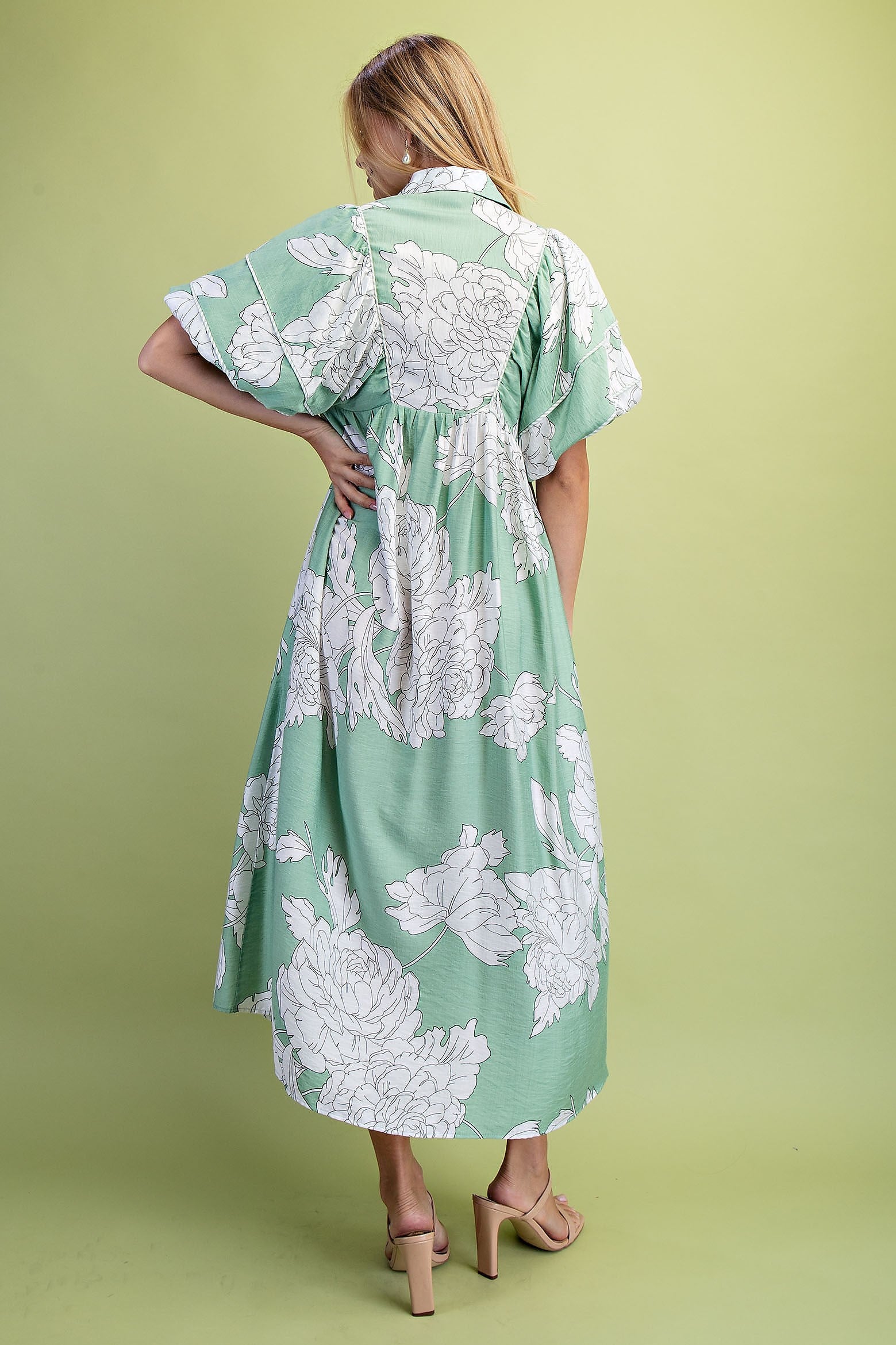 Peony Garden Midi