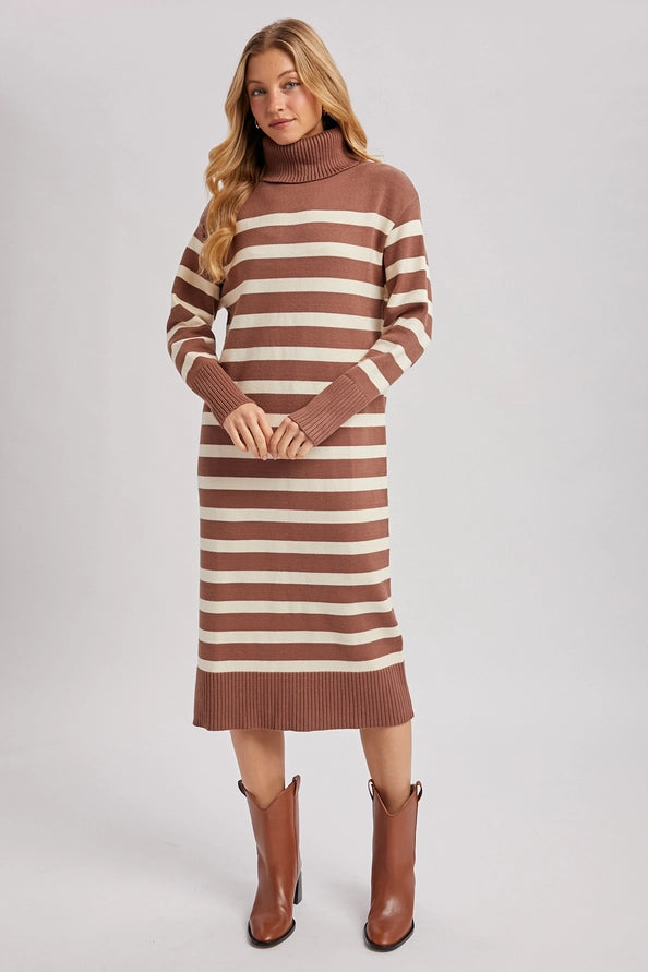Striped Sweater Dress