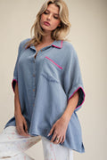Cotton Washed Gauze Shirt