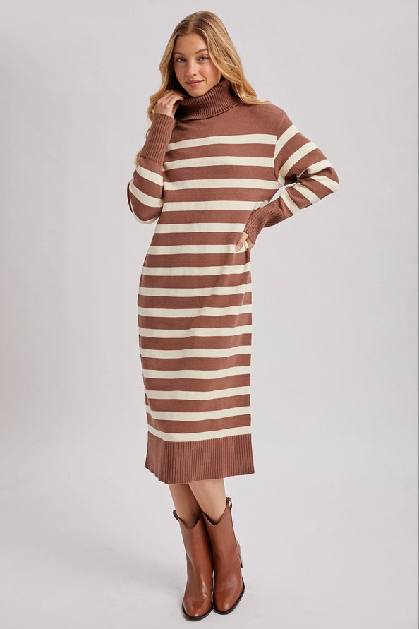 Striped Sweater Dress