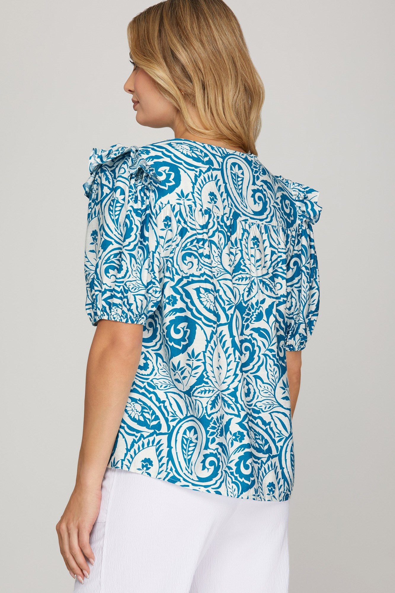 Folklore Ruffle Top