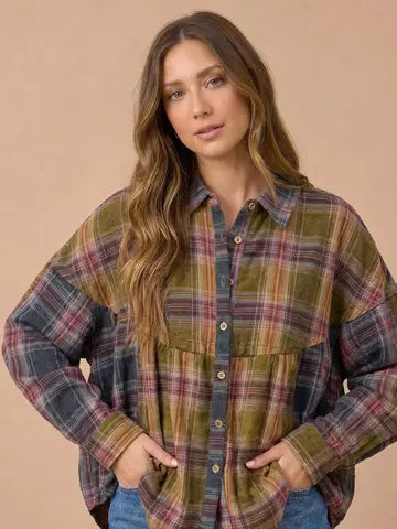 Curvy Woodland Plaid