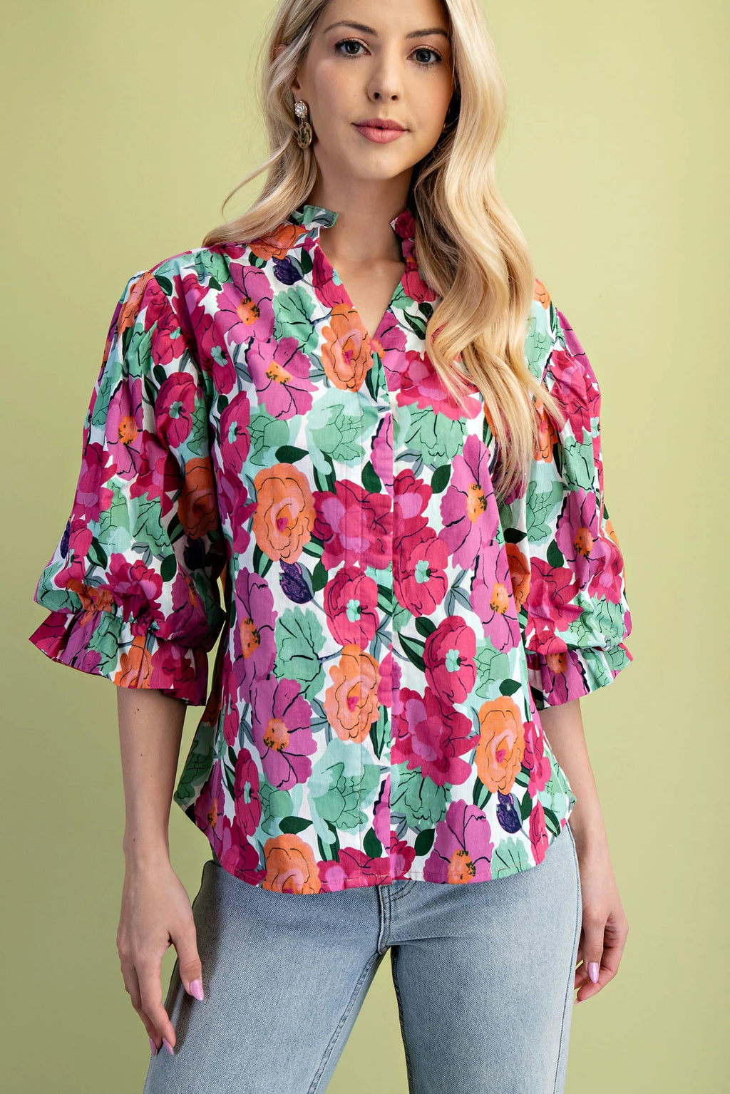 Raspberries & Sunshine Top
