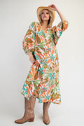 Jungle Luxe Midi Dress