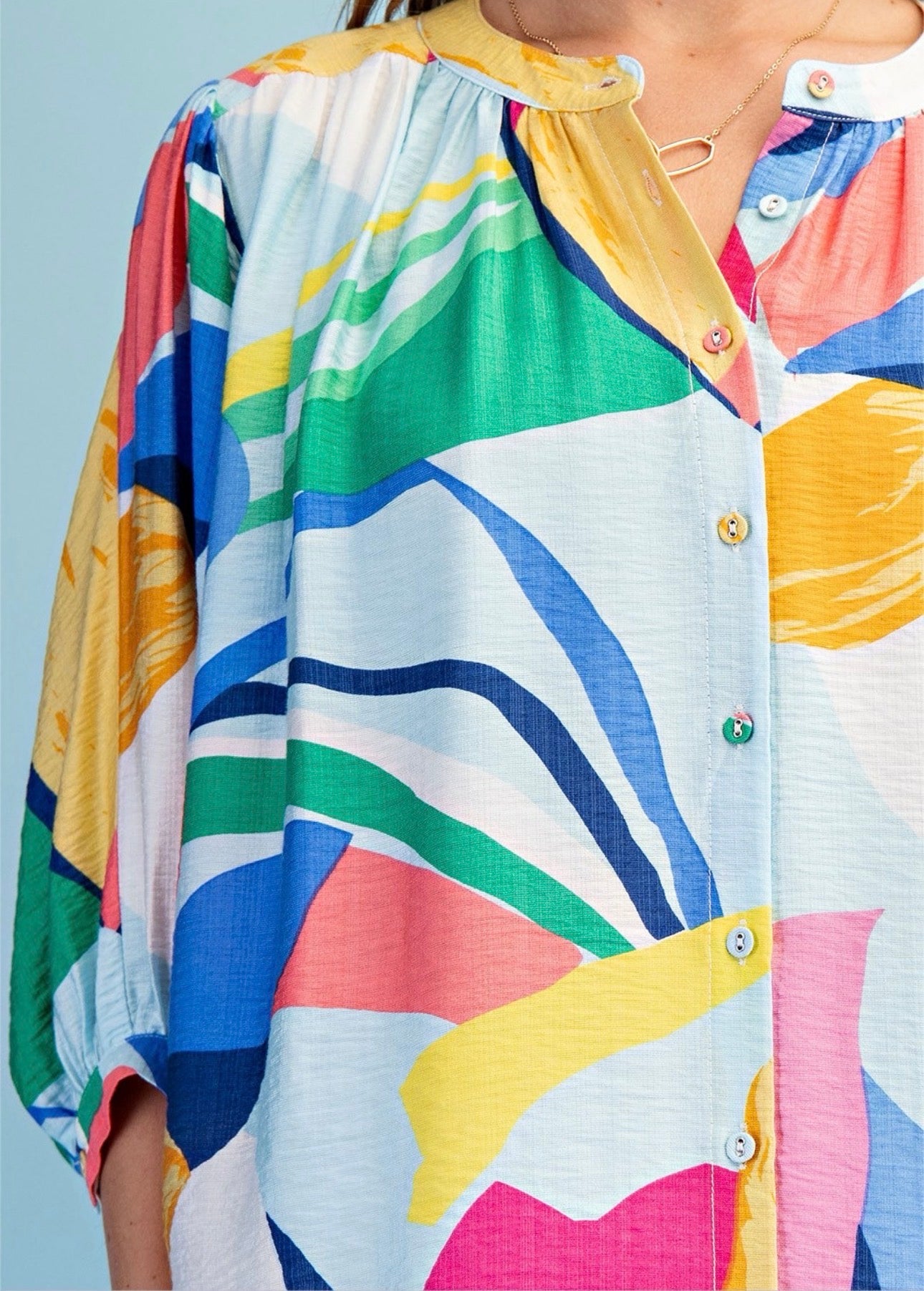 Curvy Kaleidoscope Top