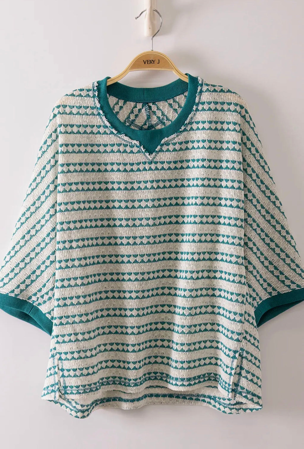 Textured Top in Seafoam