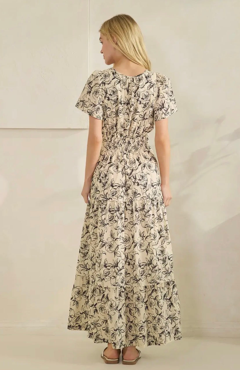 Wild Rose Maxi Dress