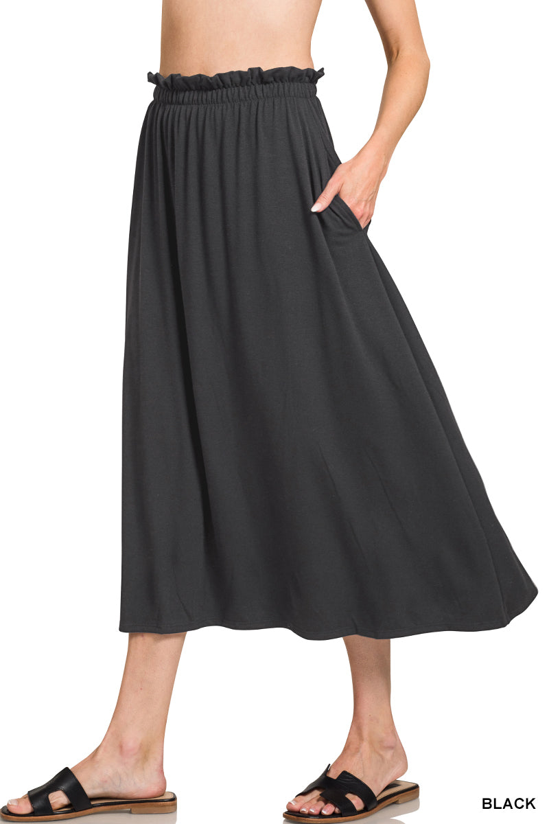 Solid Black Skirt