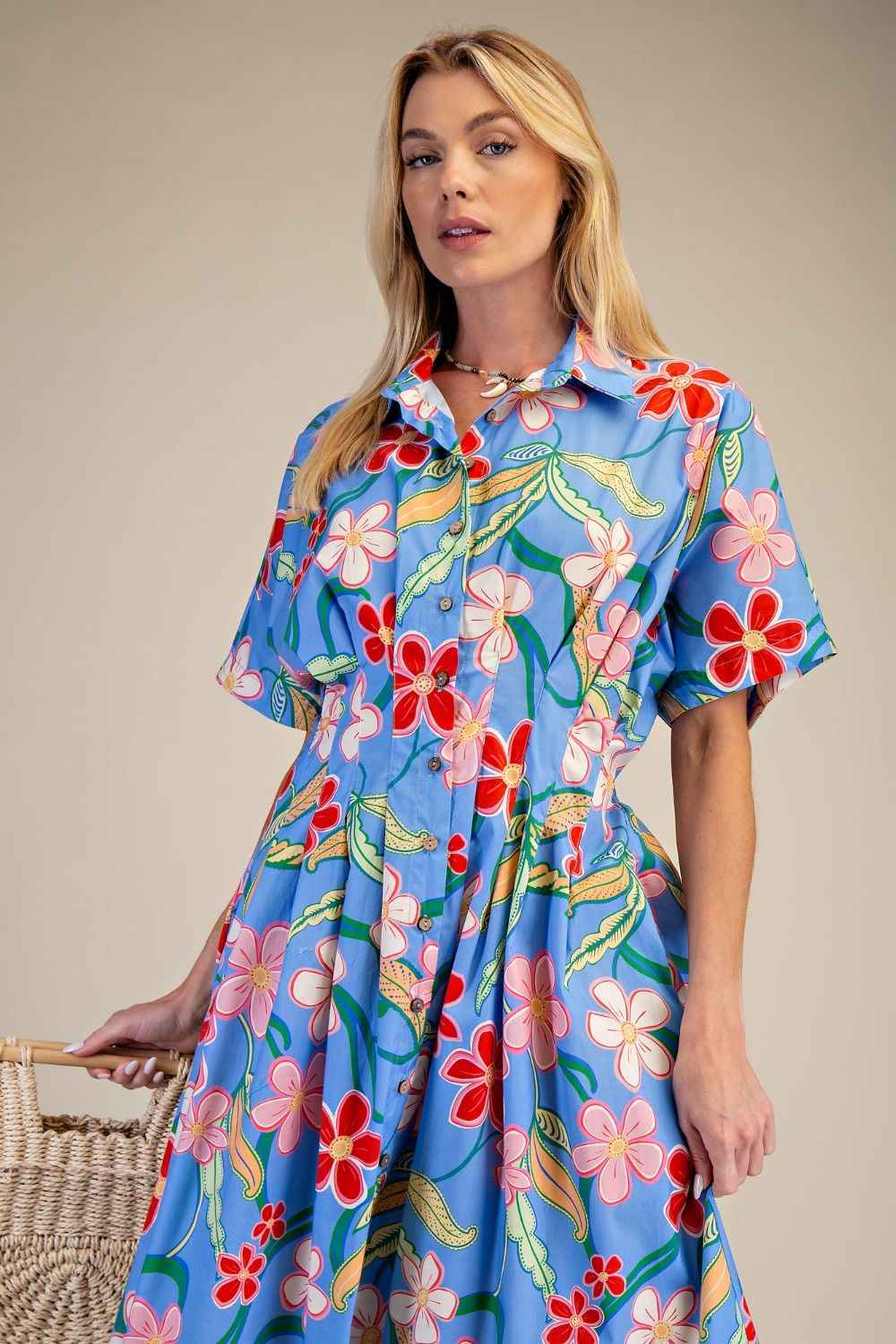 Curvy Petal & Vine Dress