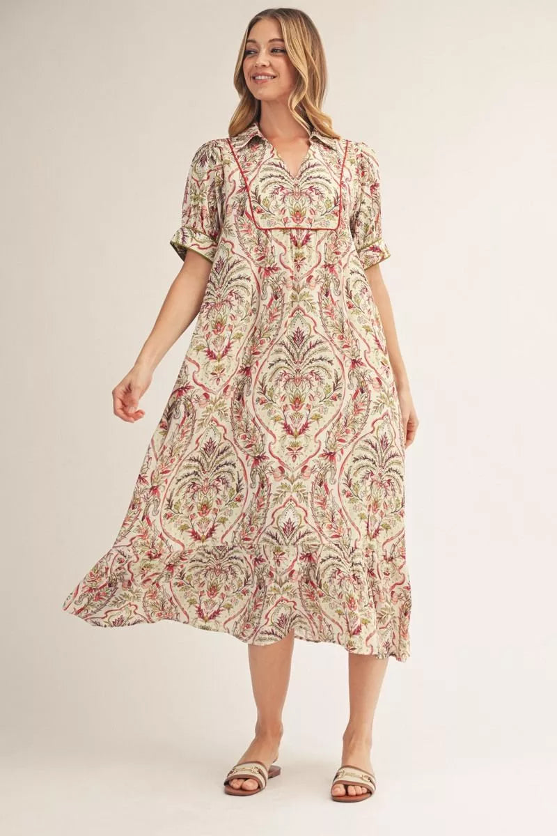 Vintage Damask Dress
