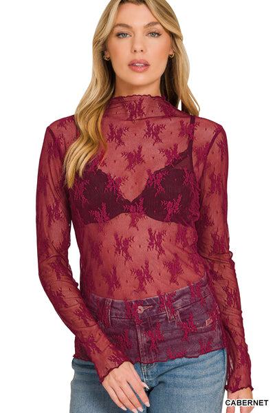 Lace Mesh Top