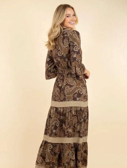 Brown Sugar Paisley Dress