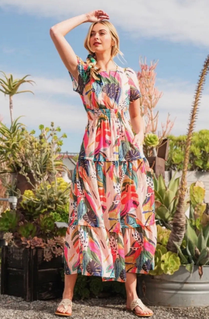Paradise Print Maxi
