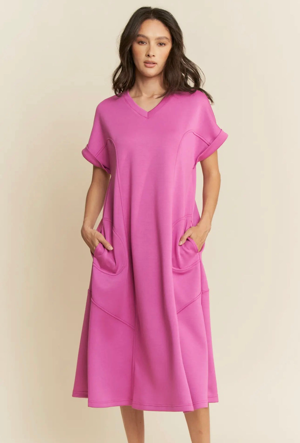 Easy Breezy Pink Midi