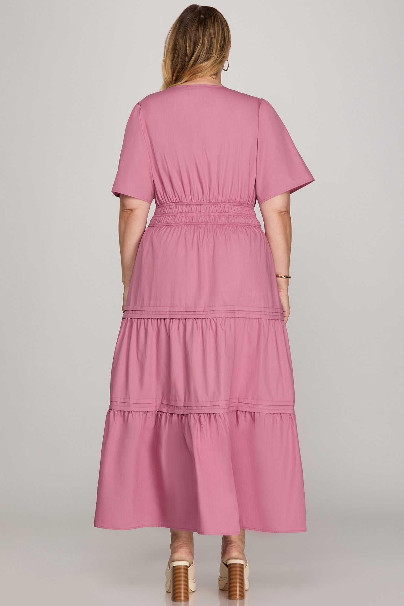 Curvy Smocked Maxi Dress
