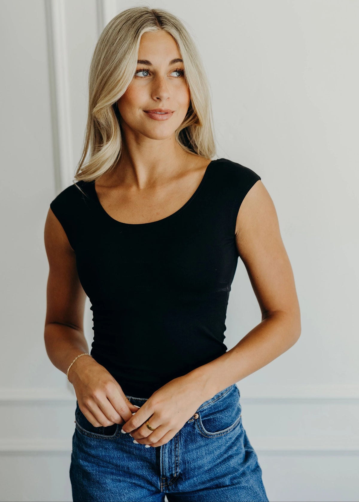 Layering Cap Sleeve Top