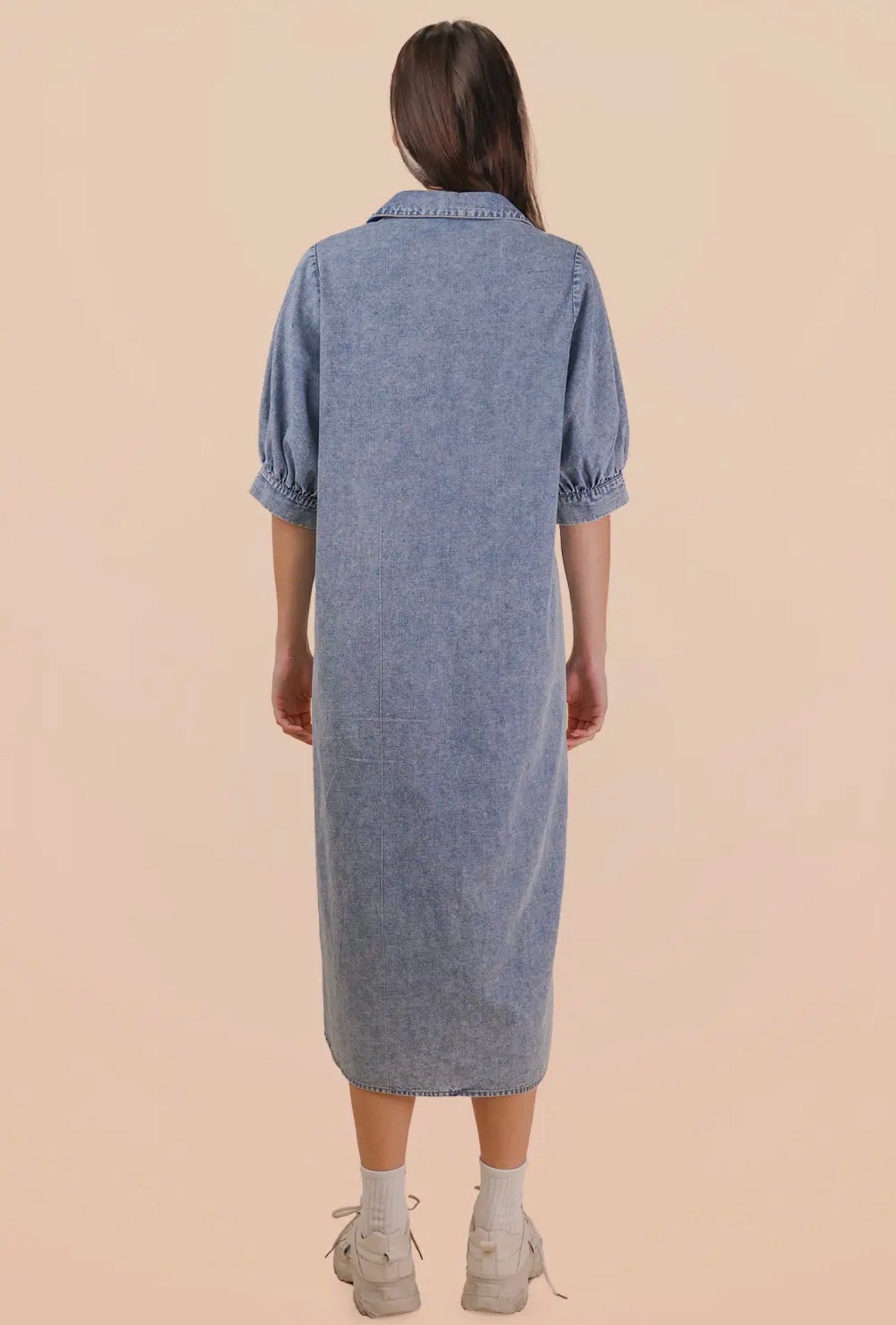 Denim Midi Dress