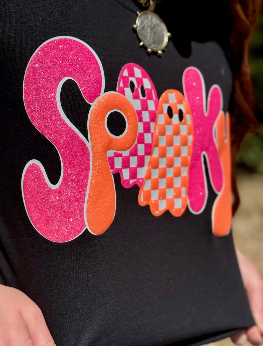 Spooky Tee in Glitter Puff