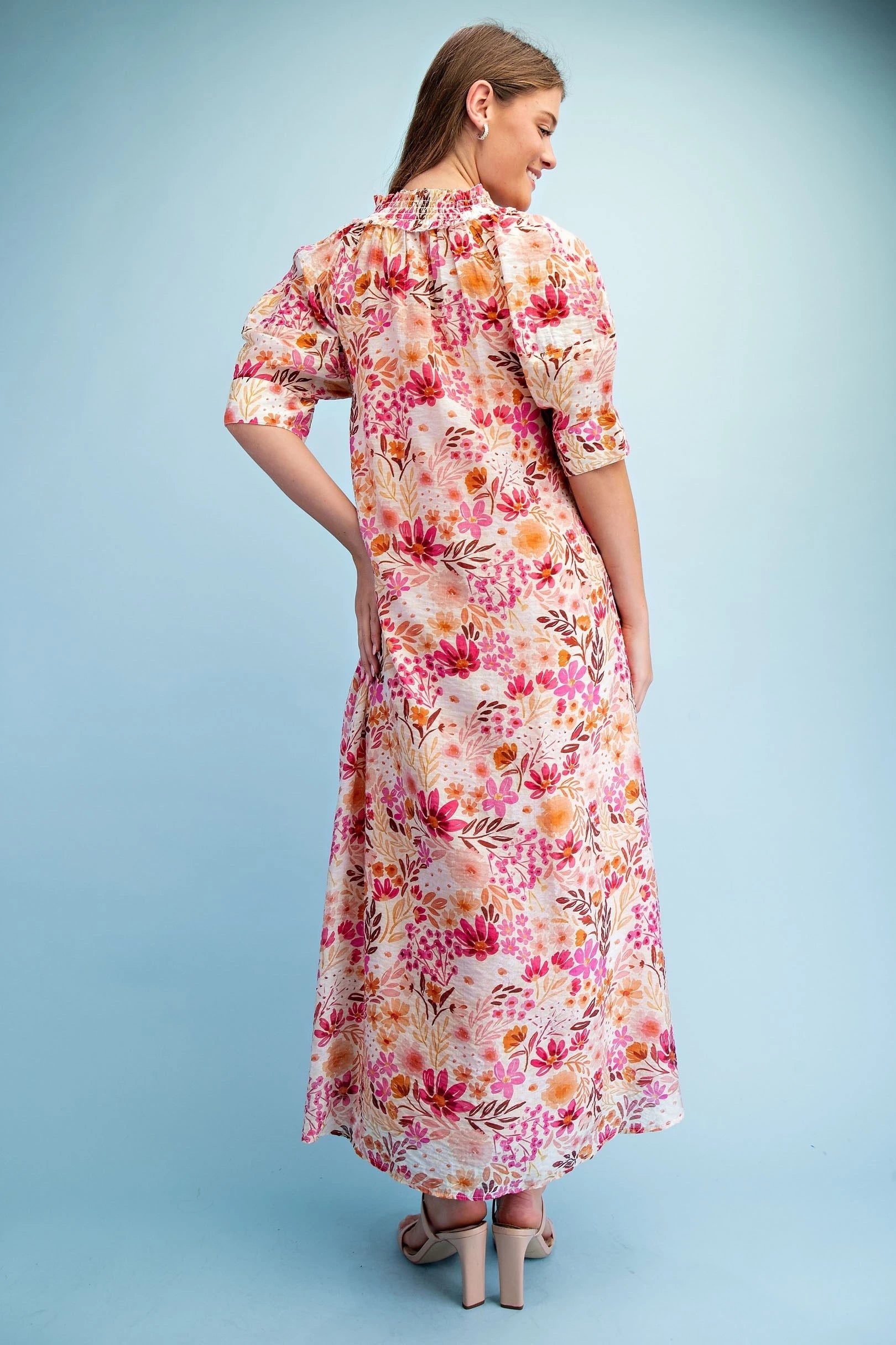 Blushing Blooms Maxi