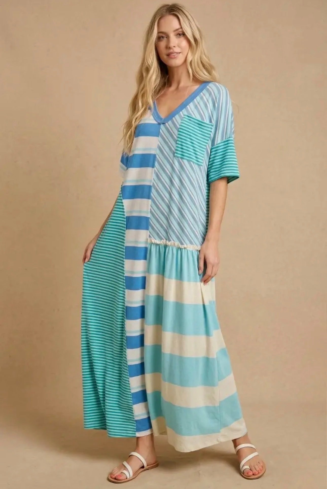 Coastal Striped Dress