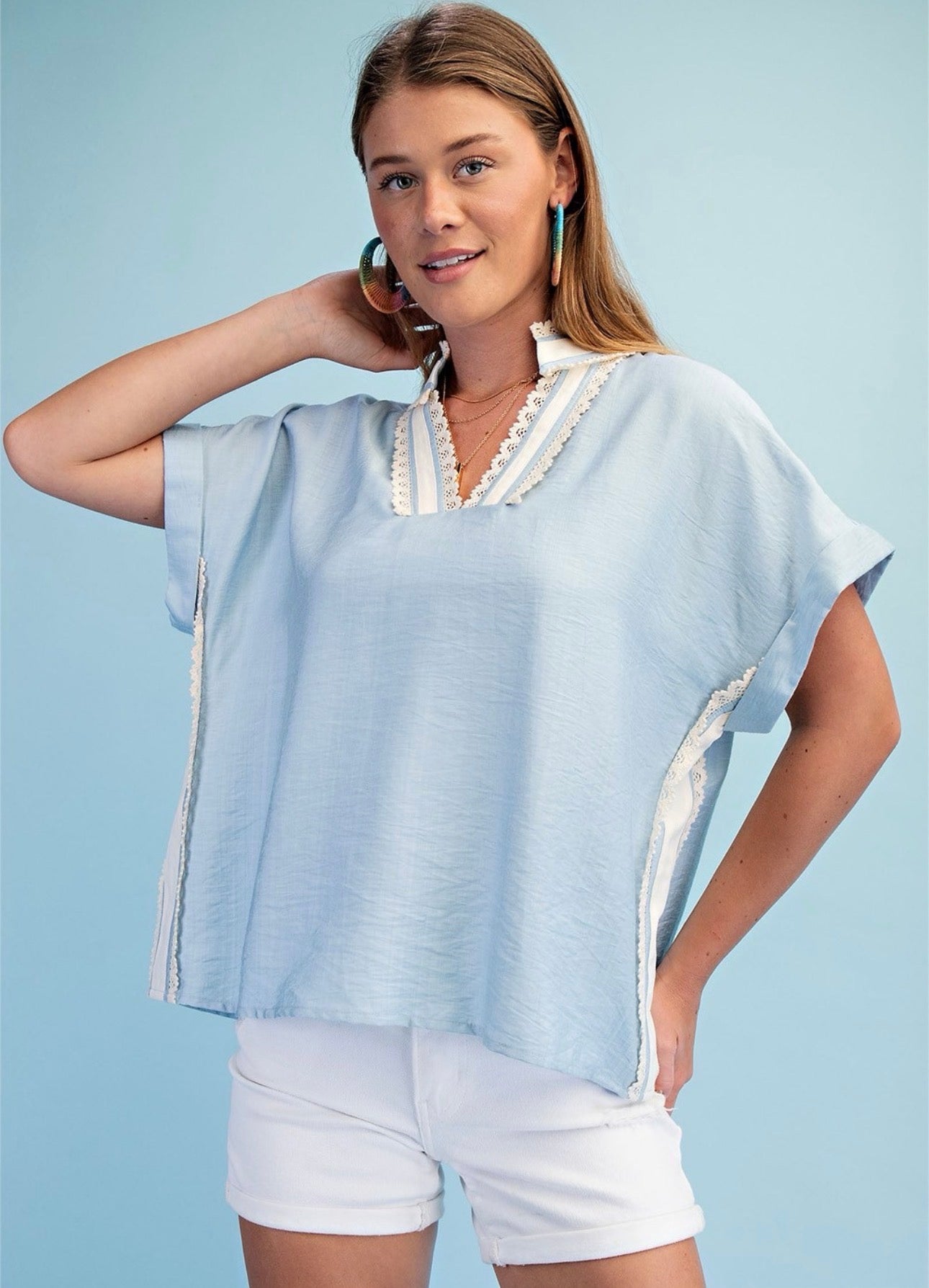 Sunlit Lace Top