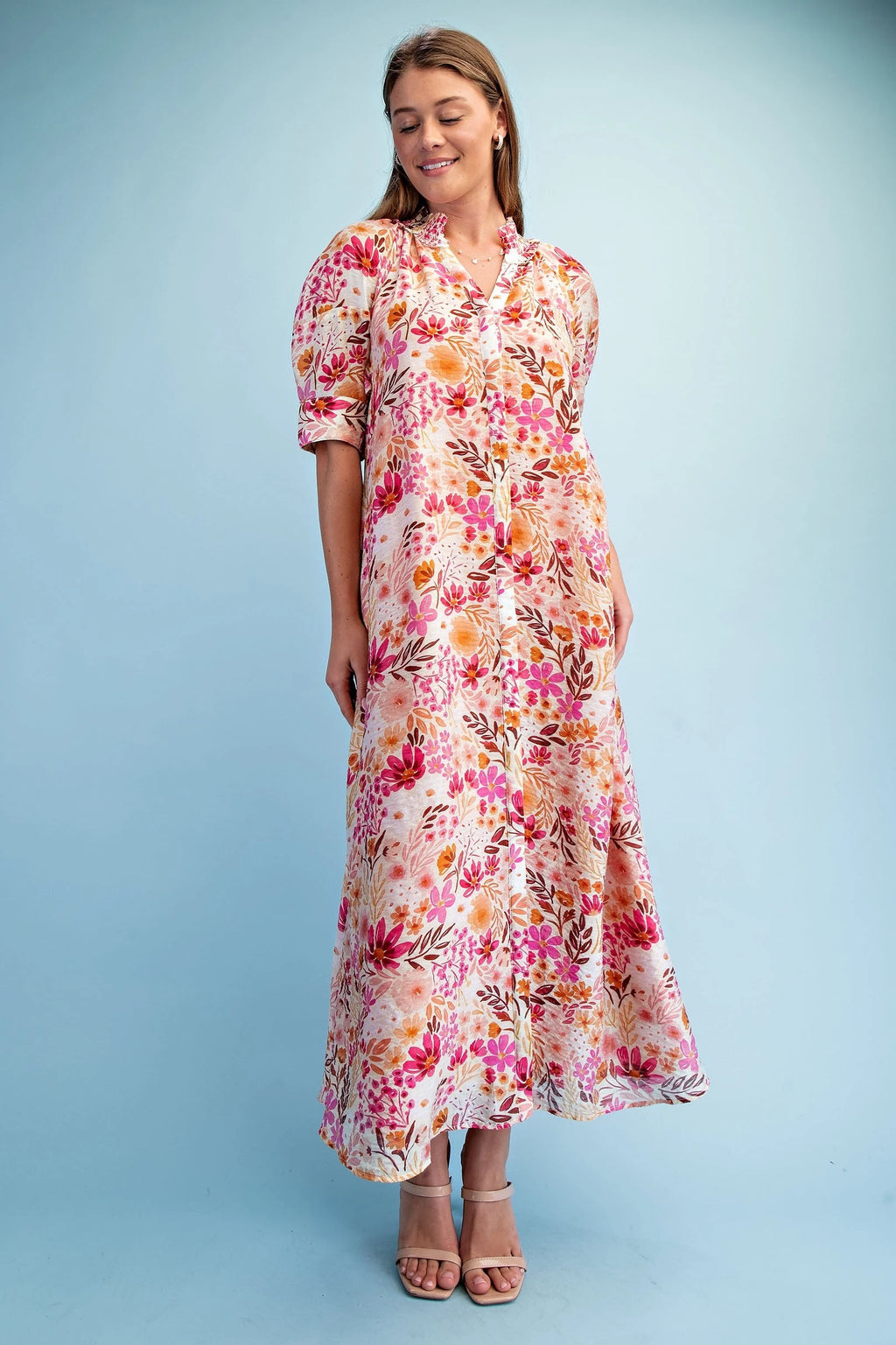 Blushing Blooms Maxi