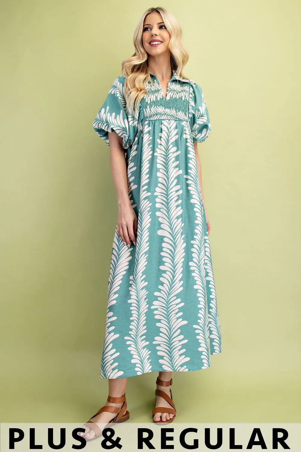 Palm Leaf Dress
