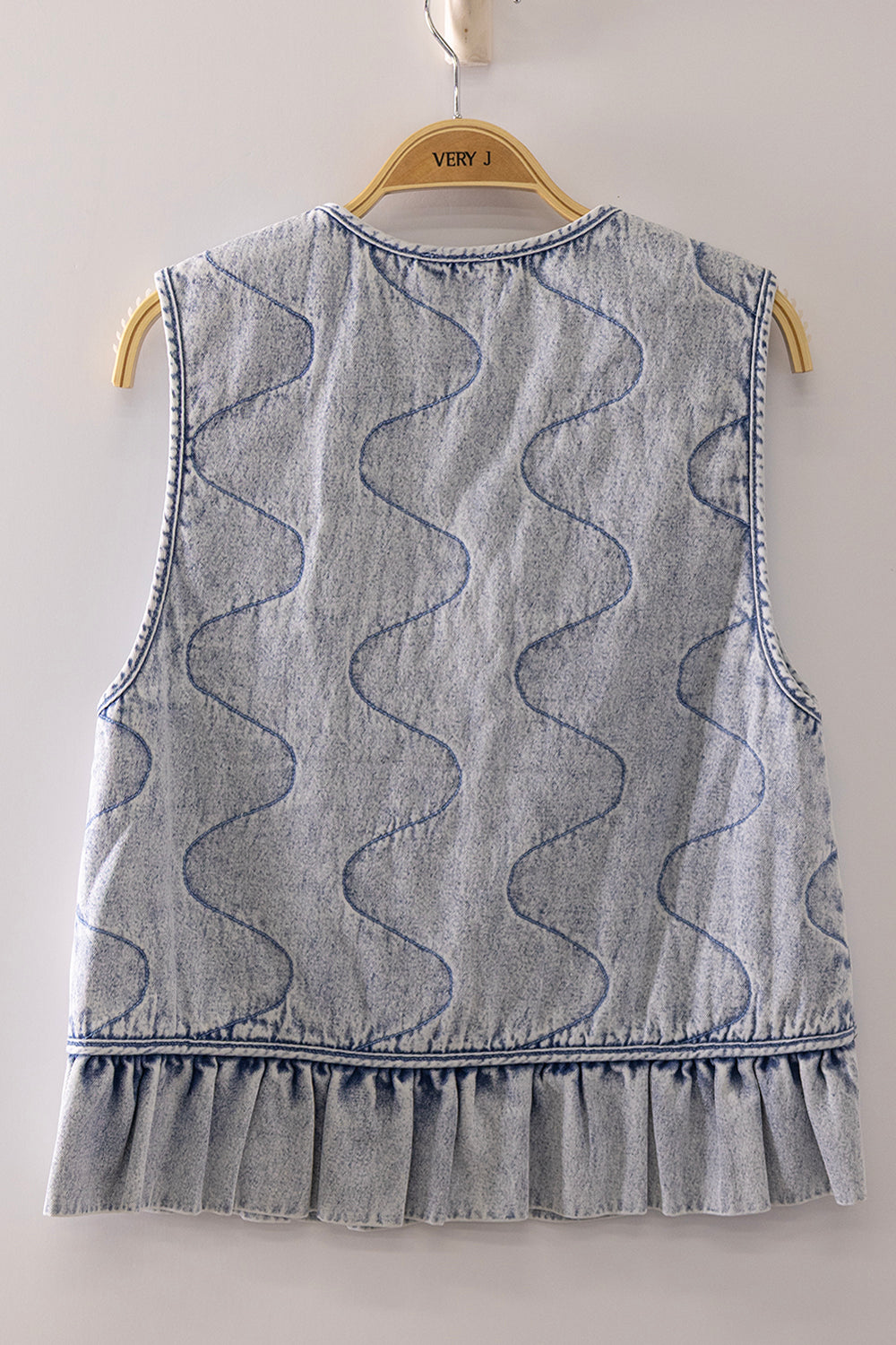 Indigo Wash Denim Vest