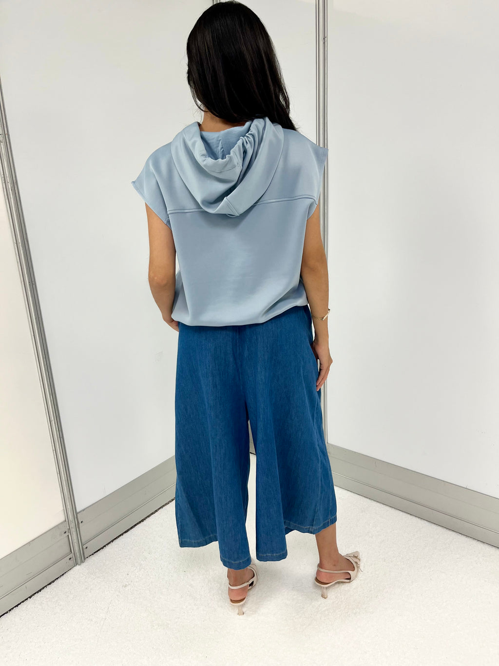Sleeveless Scuba Hoodie