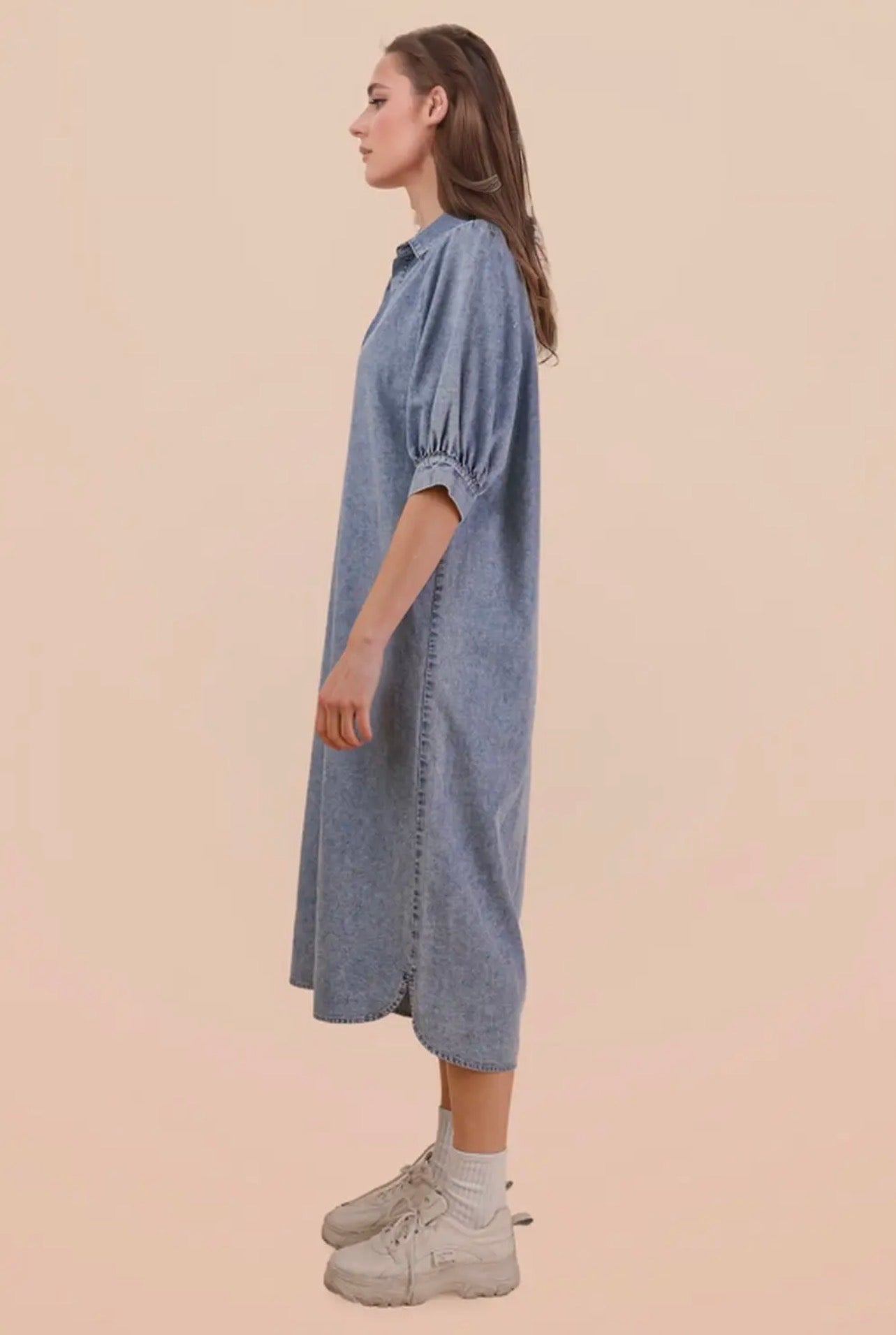Denim Midi Dress