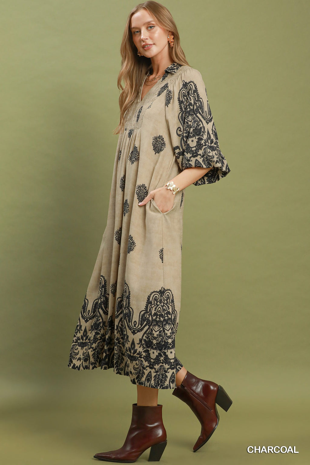 Boho Afterdark Midi Dress