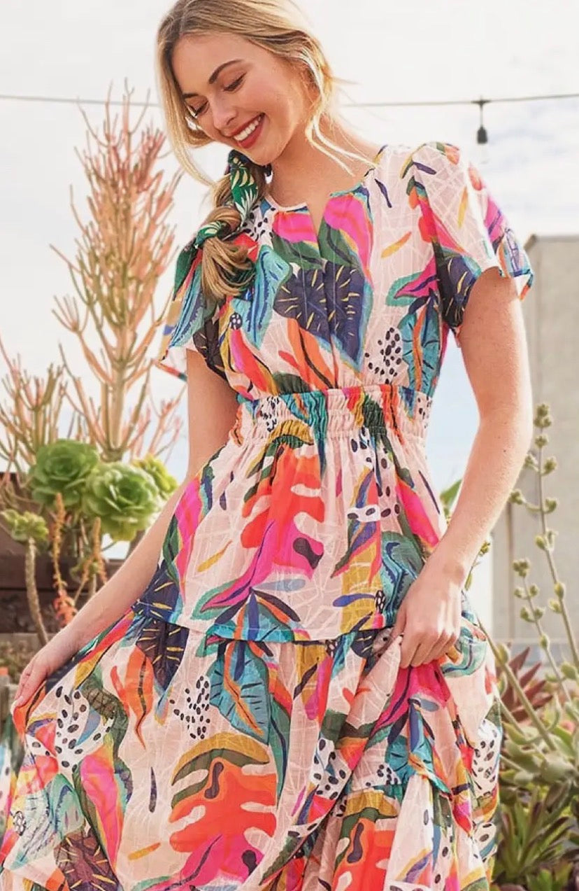 Paradise Print Maxi