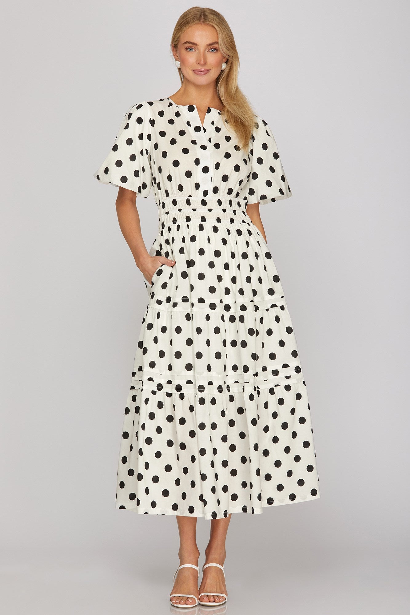 Darling Dot Midi Dress